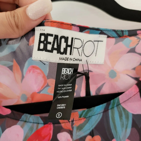 Beach Riot Joslyn Dress in Fiery Plumeria NEW - Picture 8 of 10